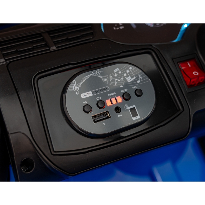 Mașinuță Electrică Audi Q7 New Lift, 70W, Albastru - imagine 6