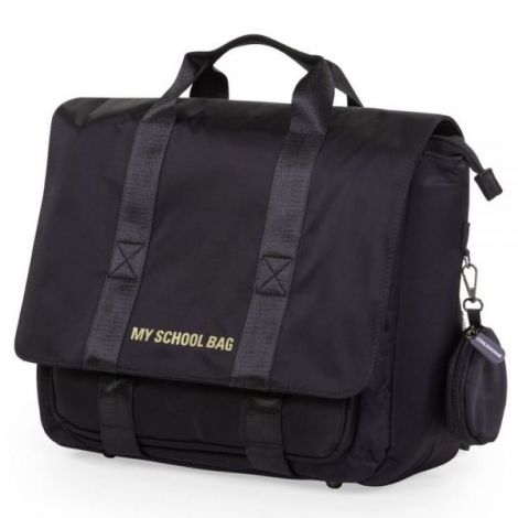 Childhome Ghiozdan My School Bag Negru - Ergonomic - imagine 2