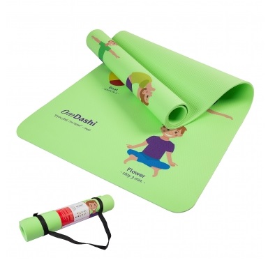 Saltea Yoga Copii OmDashi Eco-Friendly 153x61cm - imagine 3