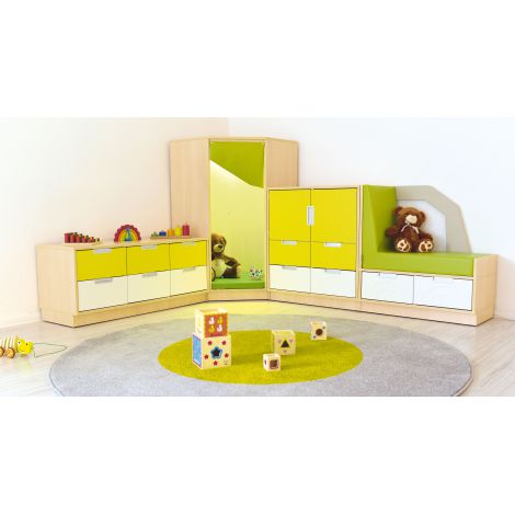 Dulap colt relaxare Artar Moje Bambino cu LED - imagine 18