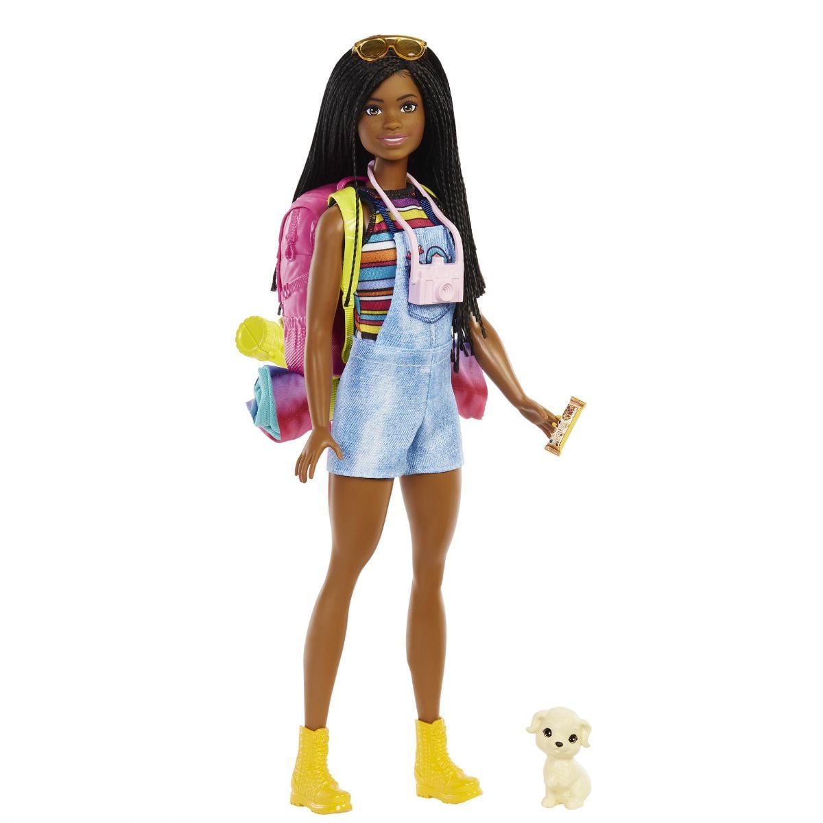 Papusa Barbie Brooklyn, La Camping, cu Accesorii