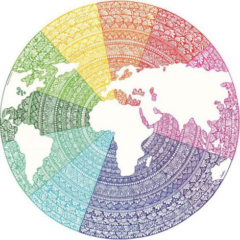 Puzzle Cerc Mandala 500 Piese Ravensburger - imagine 2