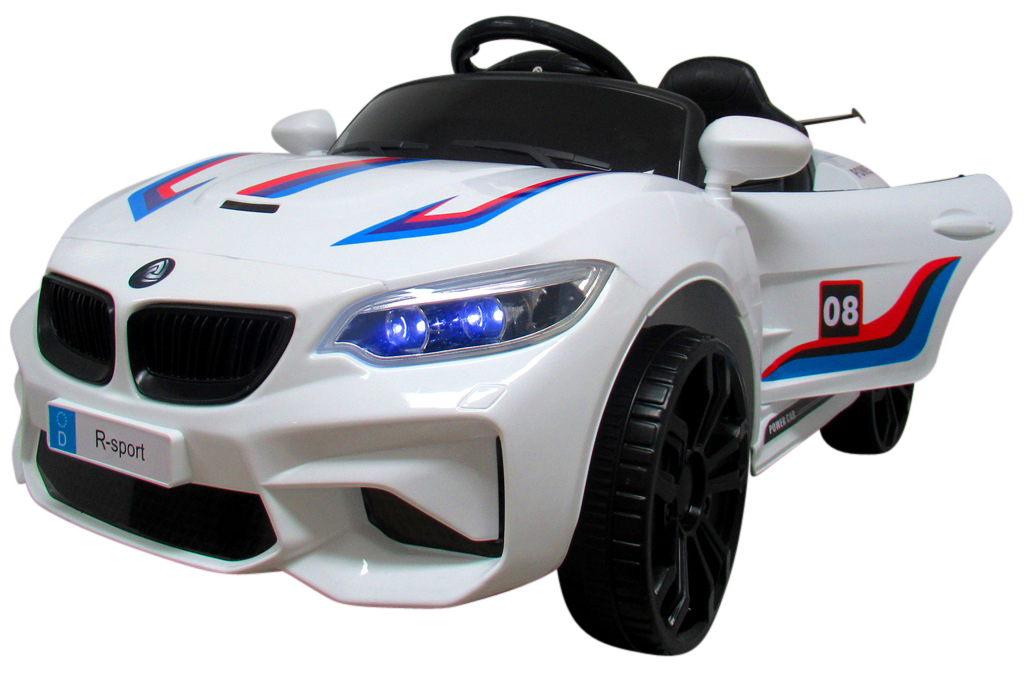 Mașinuță Electrică Cabrio B6 Alb | Autokids - imagine 2