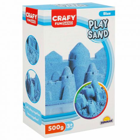 Nisip Kinetic Fun Sand 500gr Albastru | Crafy