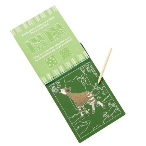 Carnet Scratch Safari Melissa & Doug - imagine 4