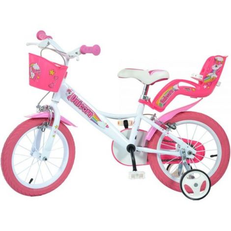Dino Bikes Unicorn 14'' - Bicicleta copii 4-7 ani - imagine 6