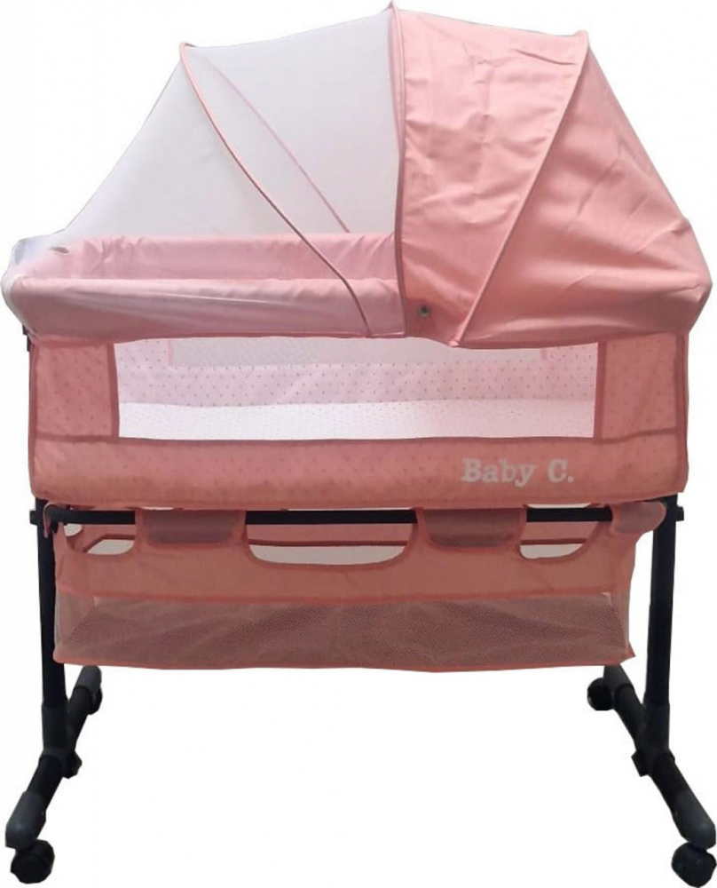 Patut Co-Sleeper Baby Care Transformabil Roz - imagine 5