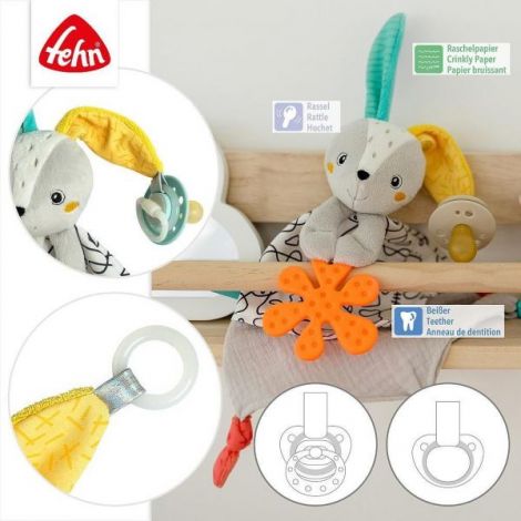 Doudou Iepuraș Moale | Jucarie Bebelusi 40cm - imagine 4