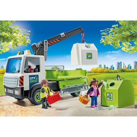 Playmobil Camion Reciclare - Jucarie Educativa - imagine 2