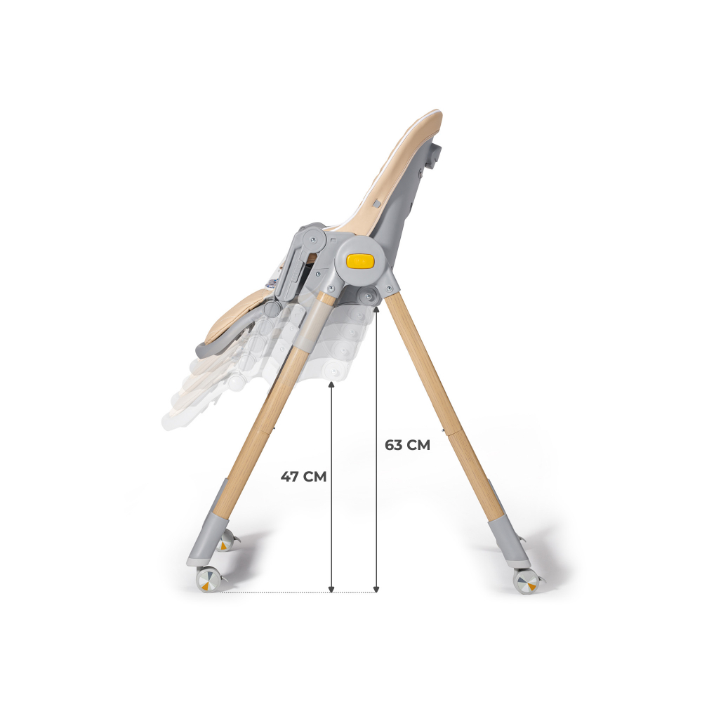 Scaun Masa Kinderkraft Lastree 2 in 1 Gri - imagine 5