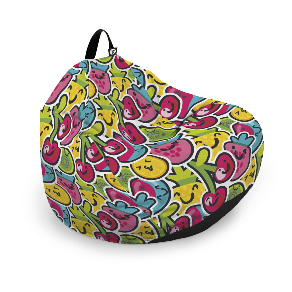 Husă Puf Bean Bag Para Kawaii Fruits - Updeco - imagine 6