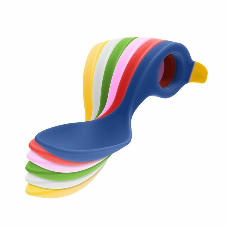 Set 2 lingurițe I CAN Multi Grip, PinkGreen - imagine 6