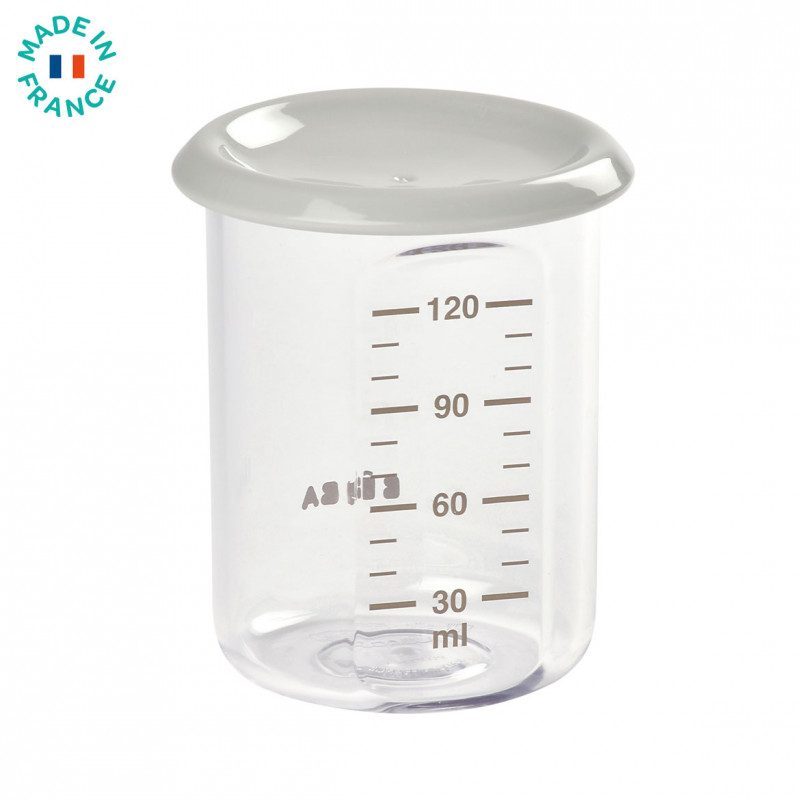 Recipient Ermetic Beaba Tritan 120 ml Gri