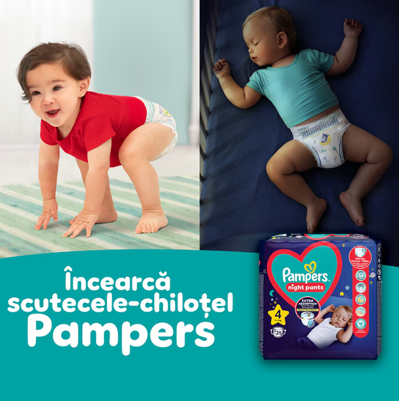 Pampers Pants Jumbo 8 19+kg, 32 buc | Anti-scurgeri - imagine 6