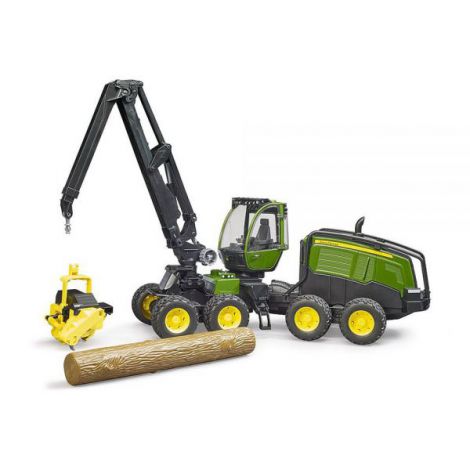 Bruder Tractor Forestier John Deere 1270G - imagine 7
