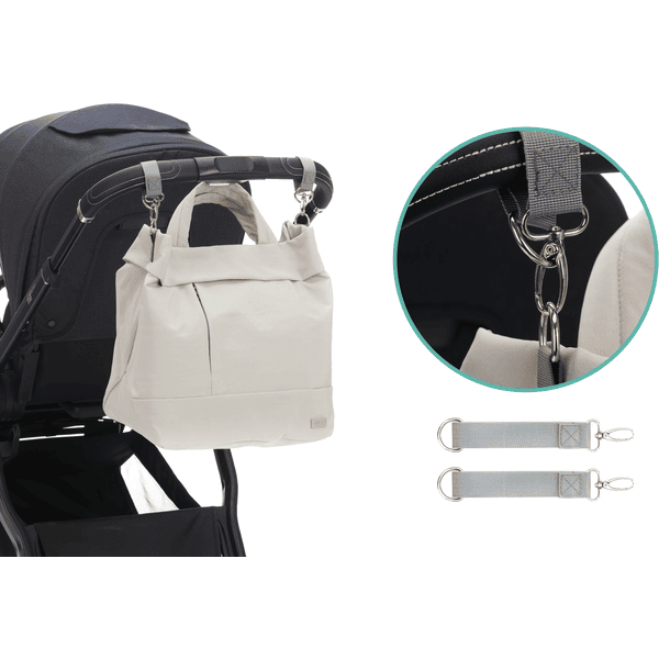 Geanta Scutece Fillikid Paloma Grey, Practică - imagine 4