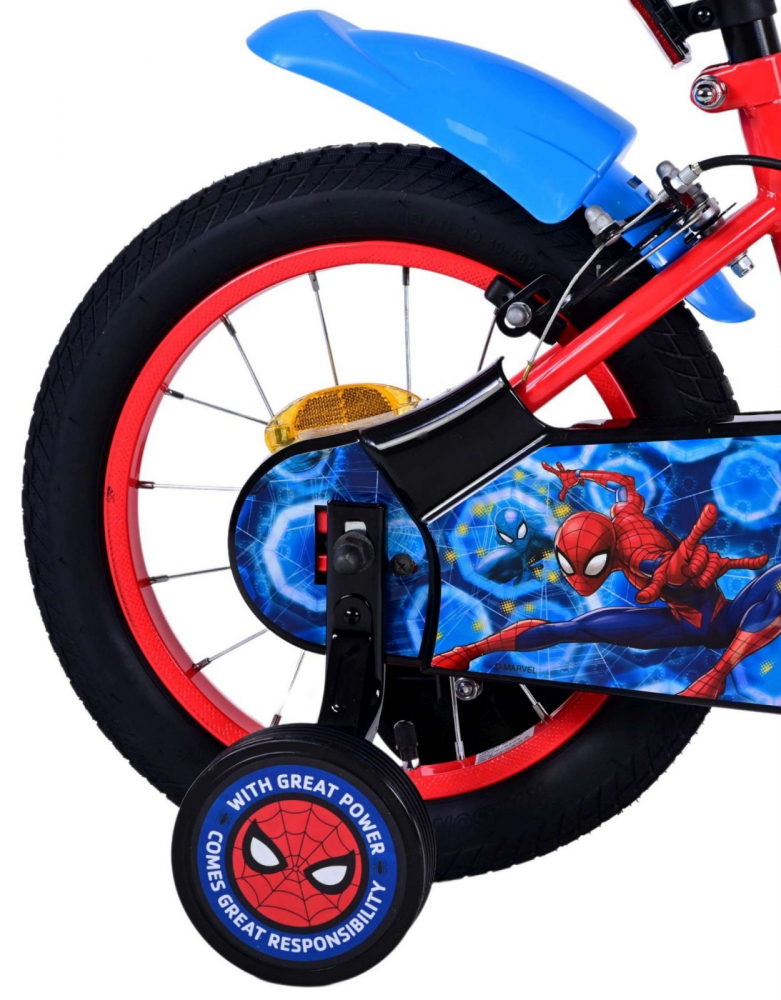 Bicicleta EL Spiderman 14" Eandl Cycles - imagine 8