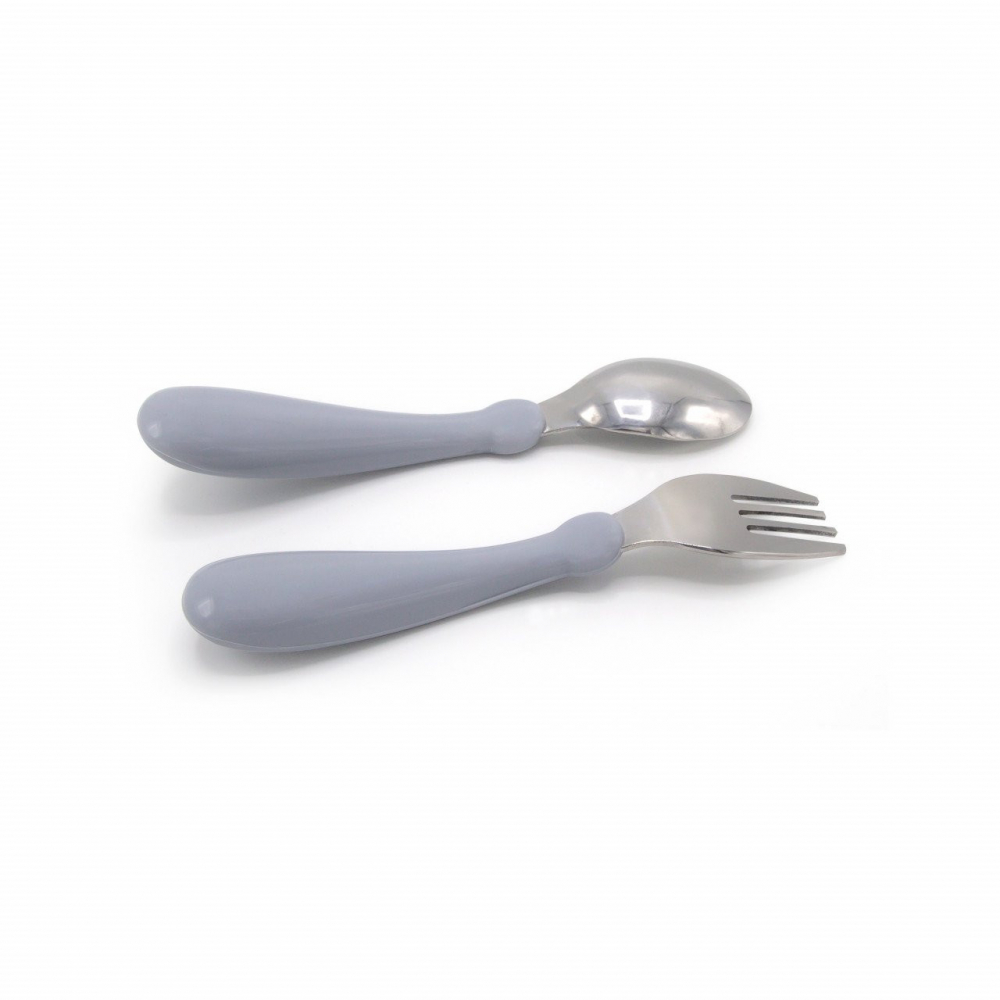 Set Tacamuri BabyJem Inox Gri pentru Copii - imagine 3