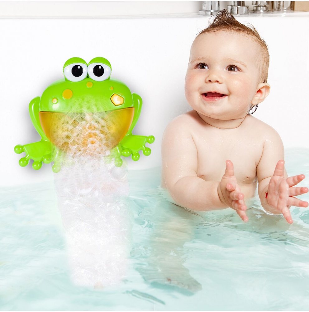 MalPlay Bubble Frog: Jucarie baie cu lumini si spuma - imagine 4