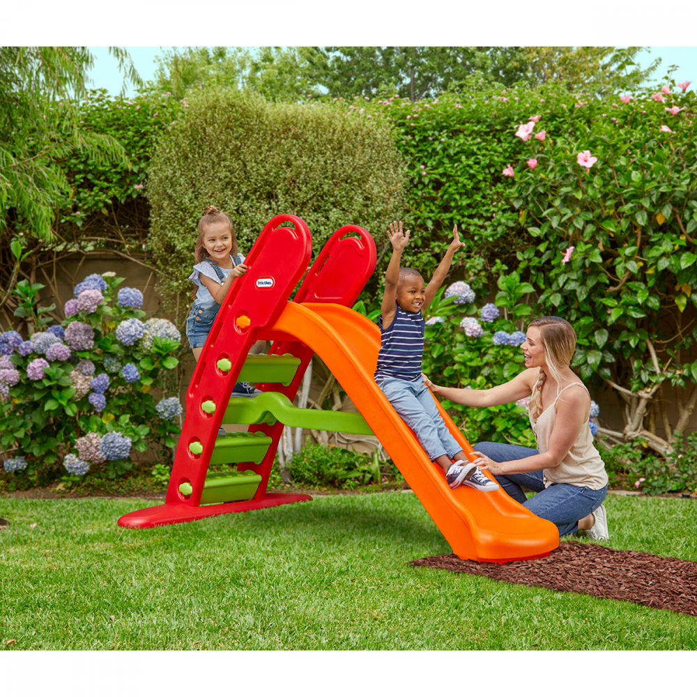Tobogan Curcubeu Little Tikes pentru Exterior - imagine 3