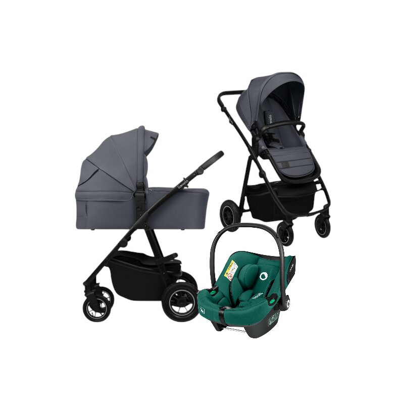 Carucior 3 in 1 Lionelo Amber Plus - ADAC Certificat