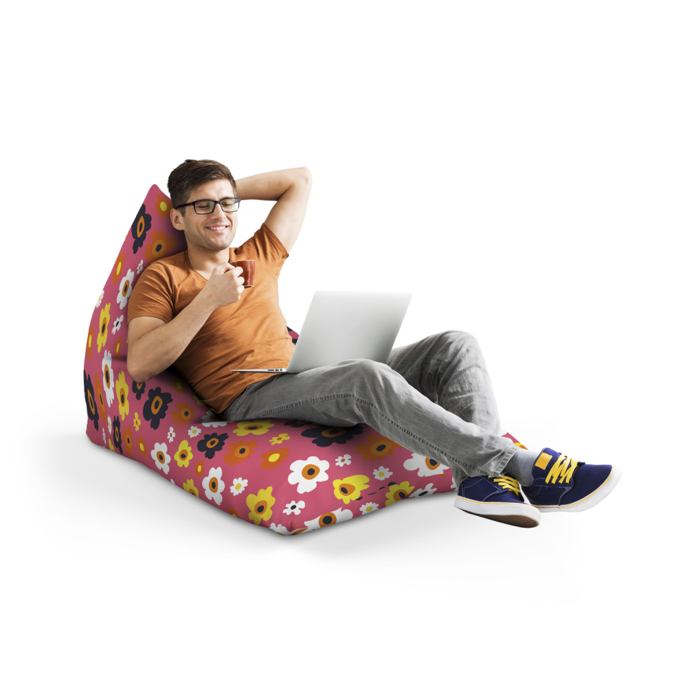 Fotoliu Puf Updeco Daisy Roz | Relaxare Supremă - imagine 4
