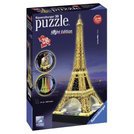 Turnul Eiffel 3D Ravensburger cu Iluminare LED - imagine 2