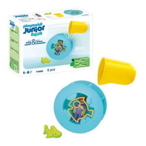 Playmobil Junior Aqua Roata apa cu rechini | Jucarie Educativa