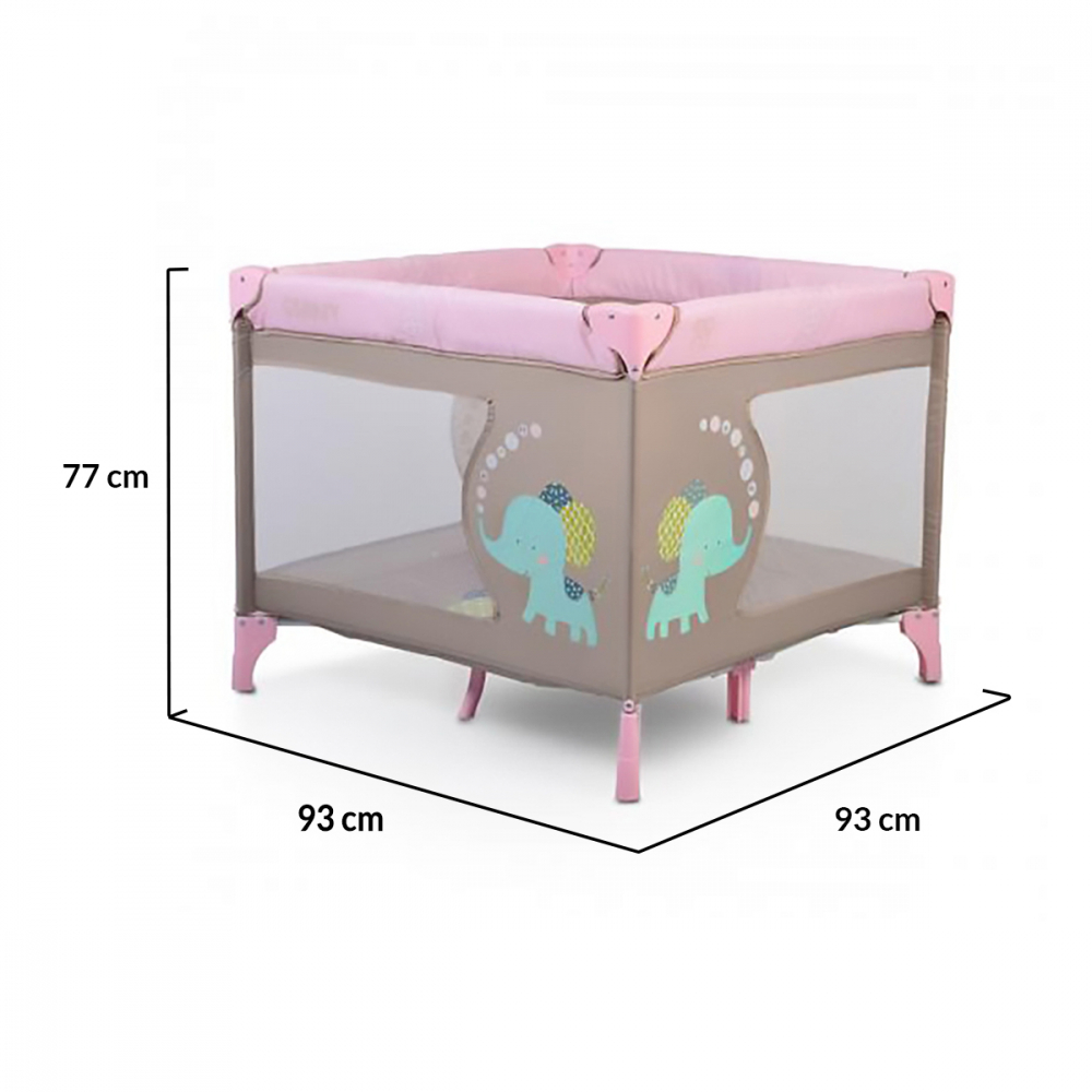 Tarc Pliabil Moni Giant Pink 93x93 cm - imagine 2