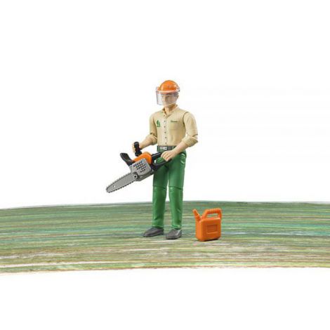 BRUDER Figurina Muncitor Forestier cu Accesorii - imagine 2