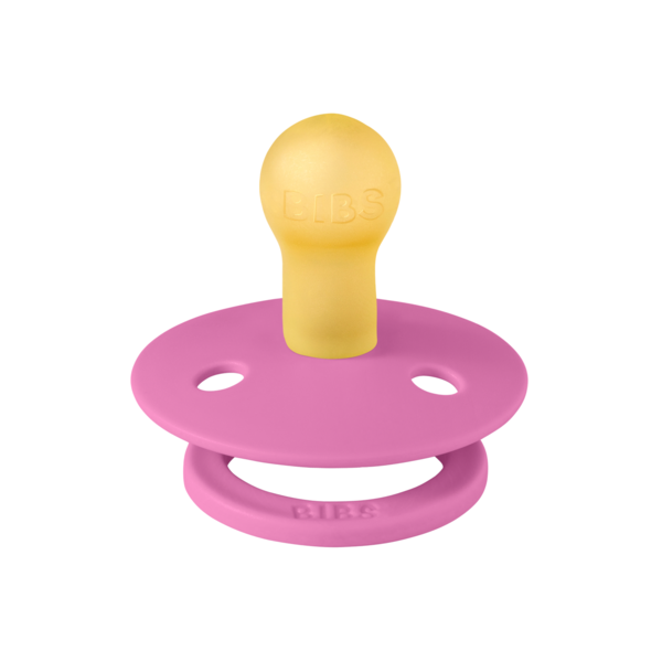 Suzeta Bibs Colour Latex, Rotundă, 6 Luni+, Bubblegum - imagine 4