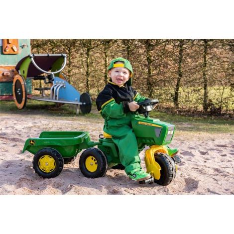 Tractor Pedale John Deere Rolly Toys + Remorcă - imagine 2