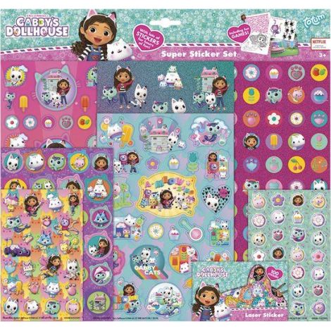 Set Abtibilduri Gabby's Dollhouse Totum | Peste 300