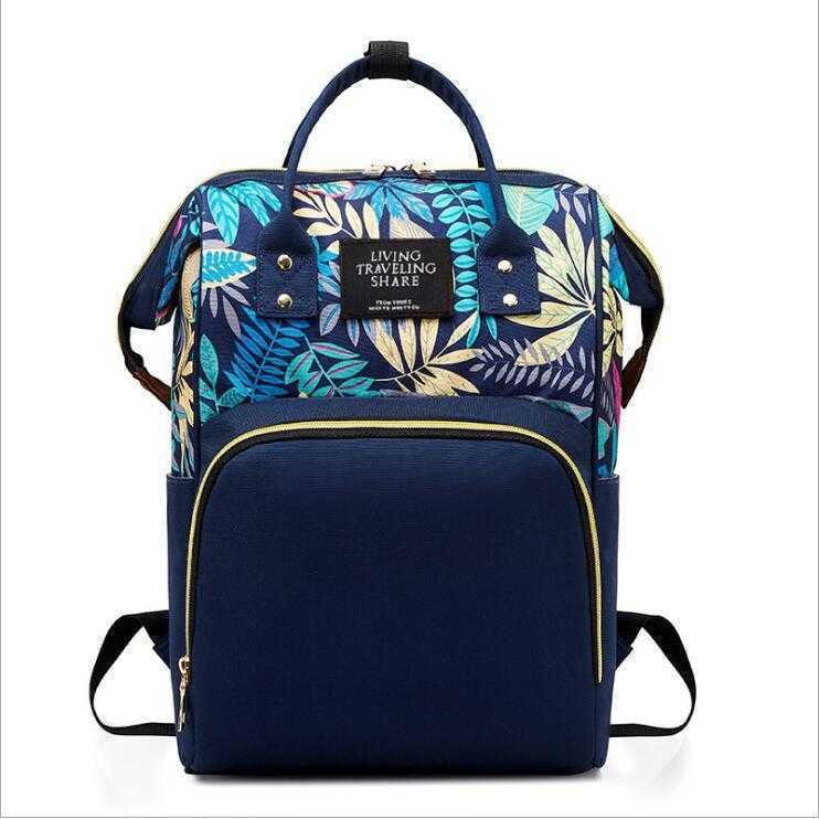 Rucsac multifuncțional Bambinice Albastru pentru cărucior - imagine 8