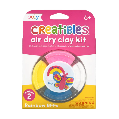 Ooly Plastilina Rainbow - 4 culori DIY uscare la aer - imagine 2