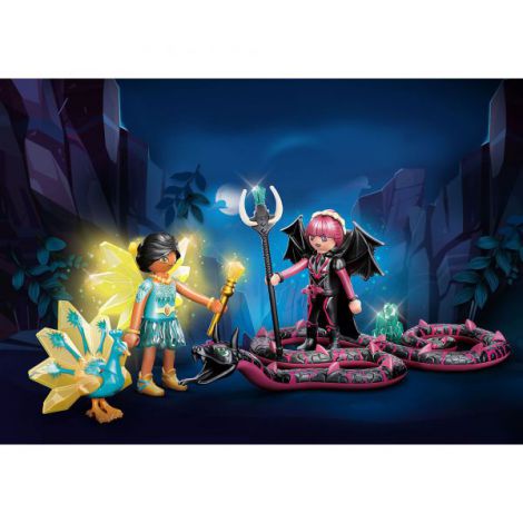 Playmobil Crystal Fairy & Bat Fairy 70803 - imagine 2
