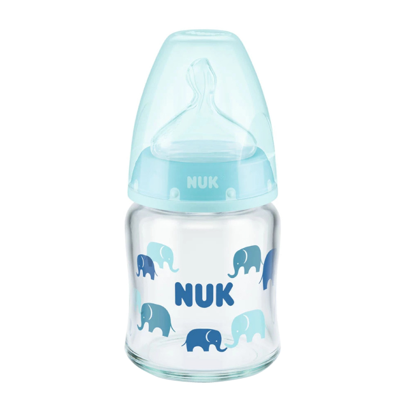 Biberon Nuk First Choice 120ml, Bleu, 0-6 luni - imagine 2