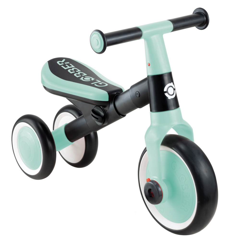 Tricicleta Globber 2 in 1 Verde, Pedèalse Dĕţaşabile 12Luni - imagine 2