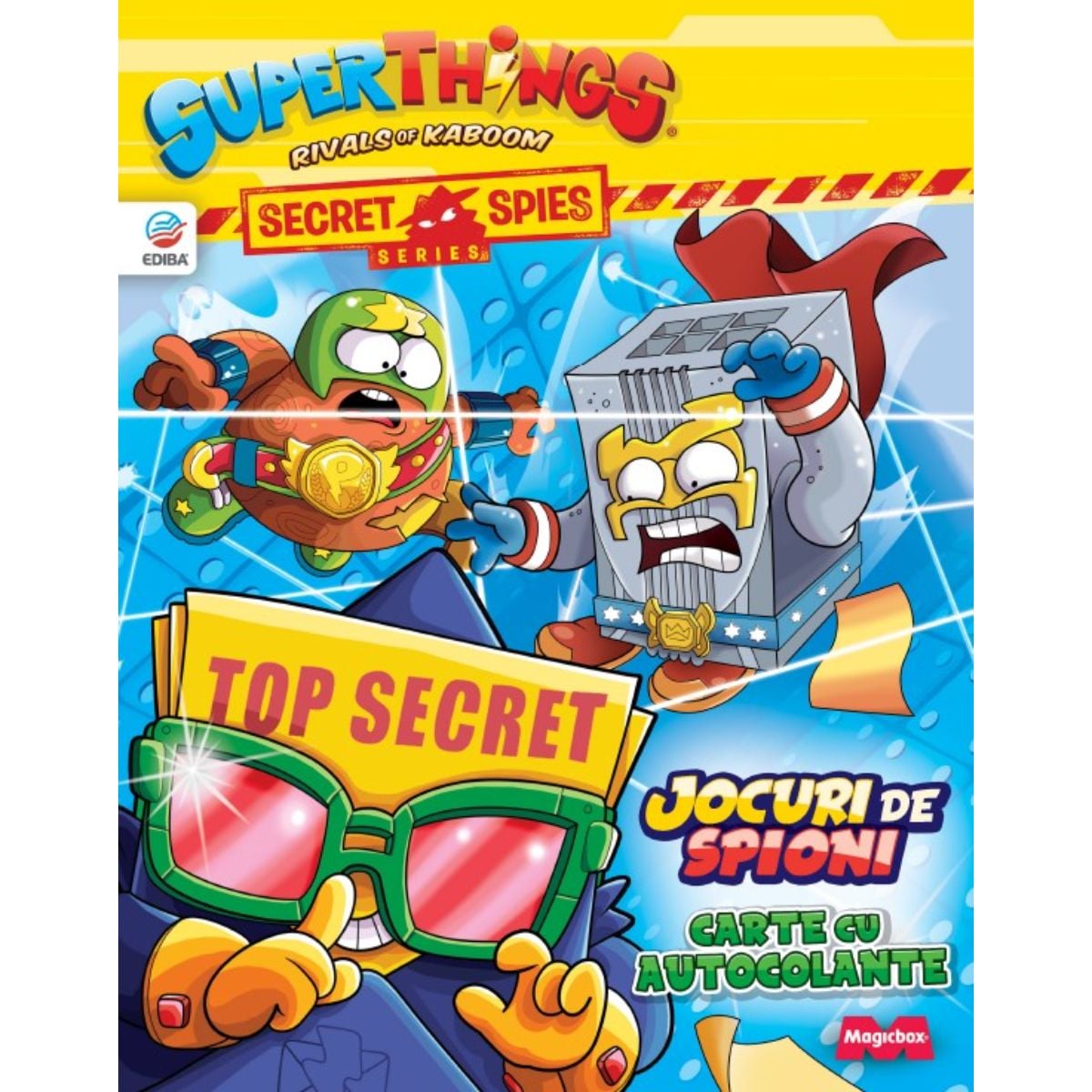 Carte Autocolante SuperThings Secret Spies + Figurine