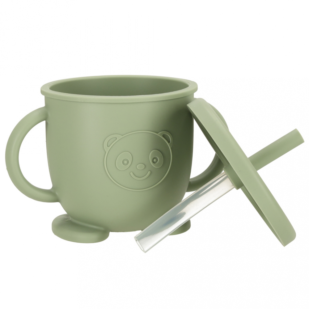 Set 8 piese Ikonka Green Owl - Diversificare Hrană - imagine 8