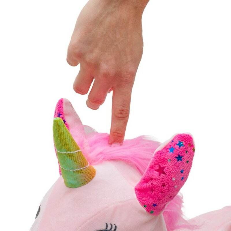 Baby Mix Unicorn Roz Gonflabil | Jucărie Magică - imagine 2