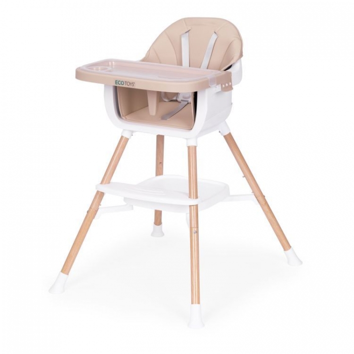 Scaun Masa 2 in 1 Ecotoys | Reglabil si Practic - imagine 3