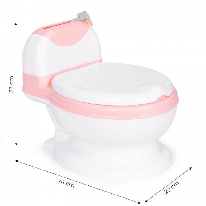 Olita Ecotoys Roz - Invatare Ușoara Toaleta - imagine 7