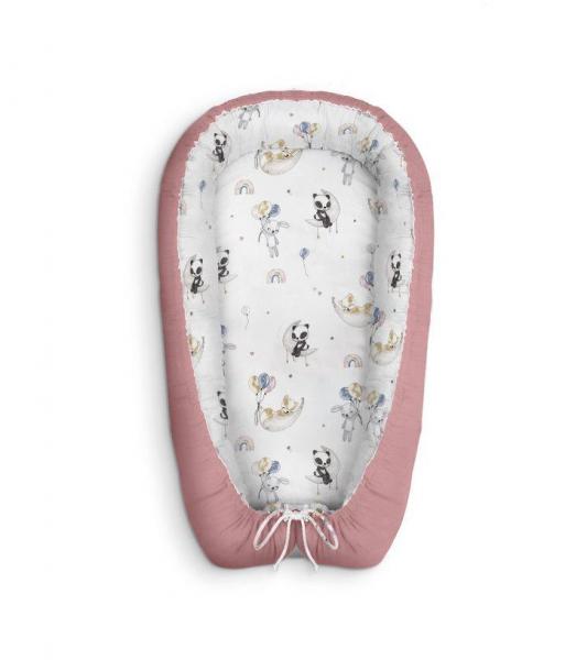Baby Nest Klups Dream World C007 cu plapumă și pernă - imagine 2