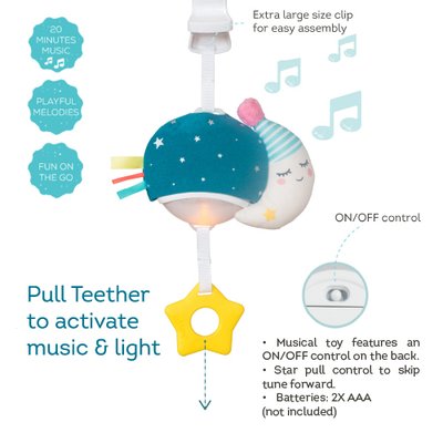 Jucărie Muzicală Taf Toys Mini Moon pentru Landou