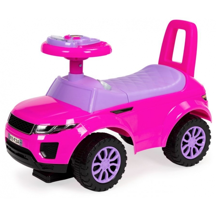 Mașinuță Ecotoys Roz cu Muzică și Scaun - imagine 5