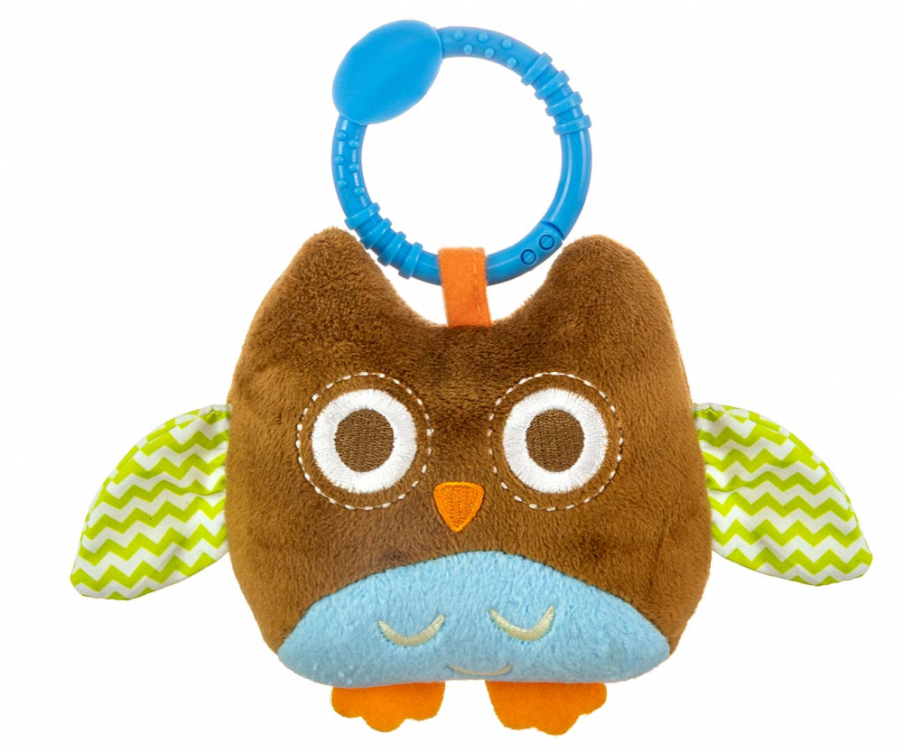 Jucarie Carucior Bufnita cu Clopotel | Milly Mally - imagine 5