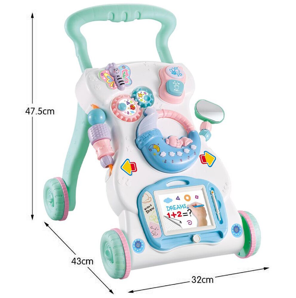Antepremergator Blue Moon Malplay cu Tablita de Scris - imagine 5