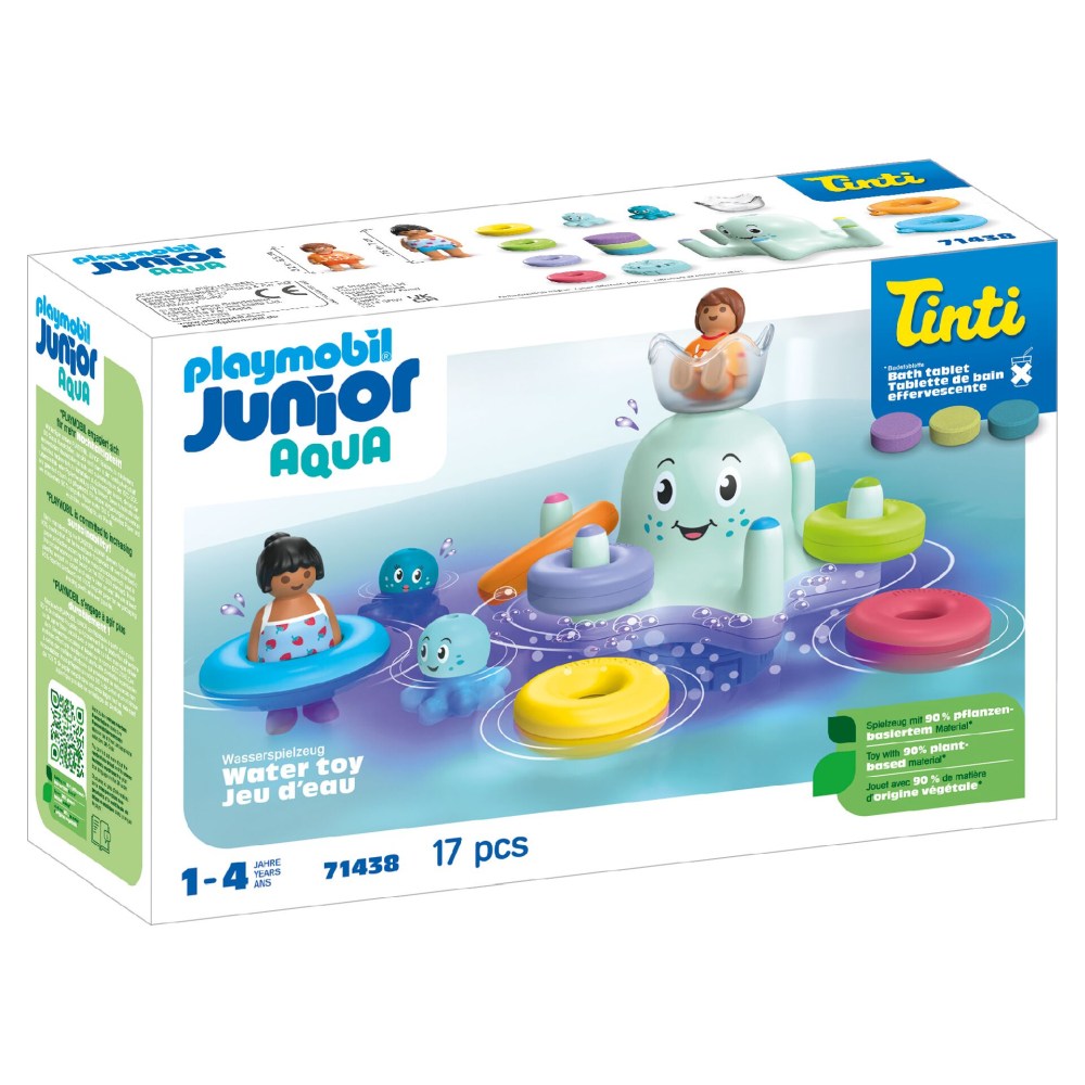 Aqua si Tinti Calamar Playmobil Junior - Baie distractivă - imagine 6