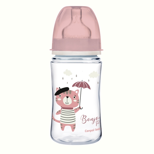 Biberon Anticolici Canpol 240ml Pink